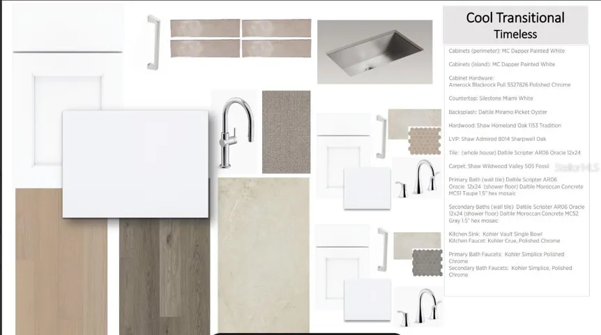Interior design features
