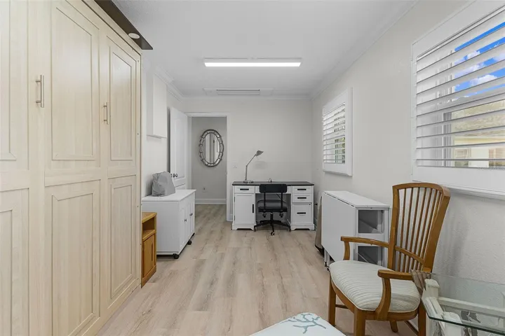 This also contains a mini-split for added comfort as well as a murphy bed.