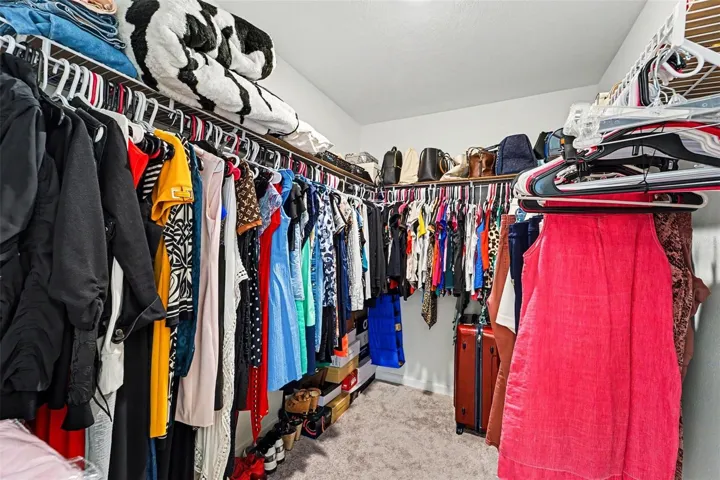 Primary closet