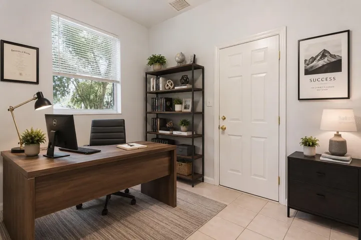 Office - virtually staged
