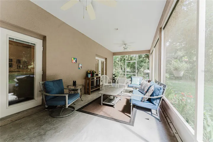 Screened porch