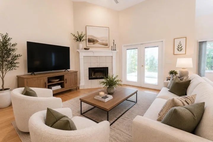 Living Room- virtually staged