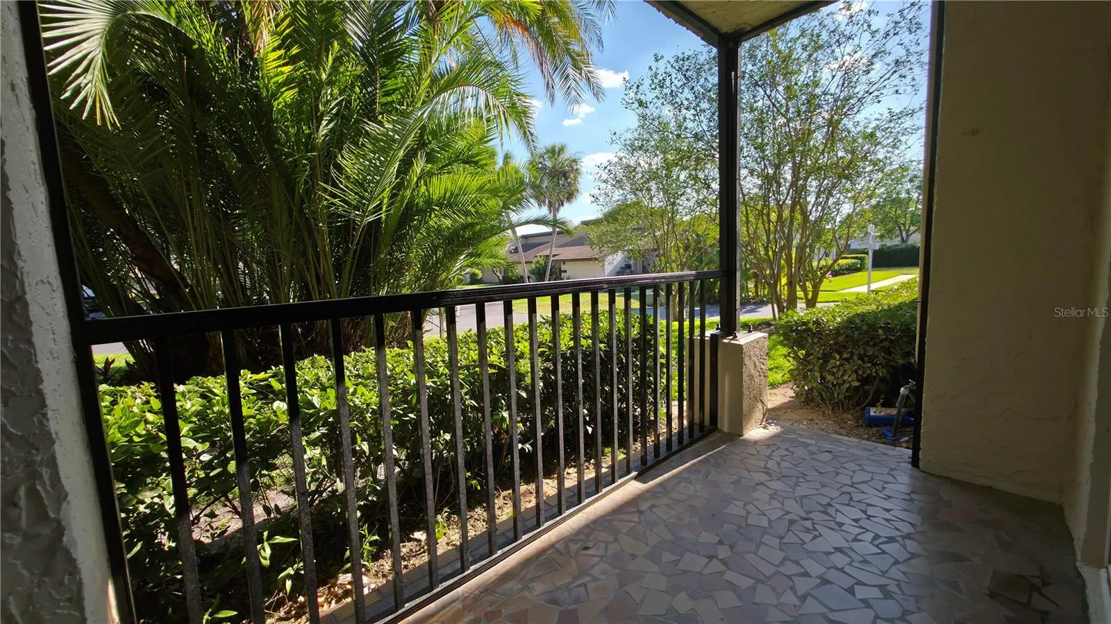Private patio