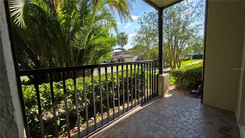 Private patio