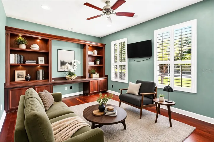 Den/office or additional bedroom. Virtually Staged.