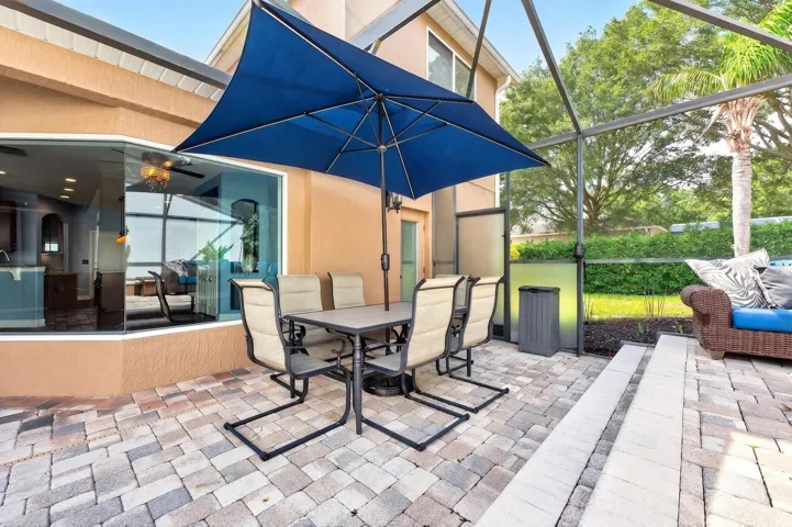 Multiple seating areas.