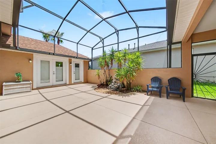 Courtyard. Casita Entrance