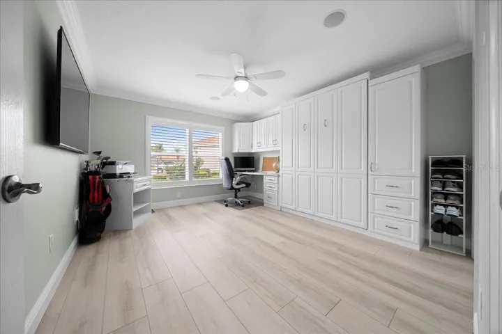 Office/bedroom 2.  Murphy bed.