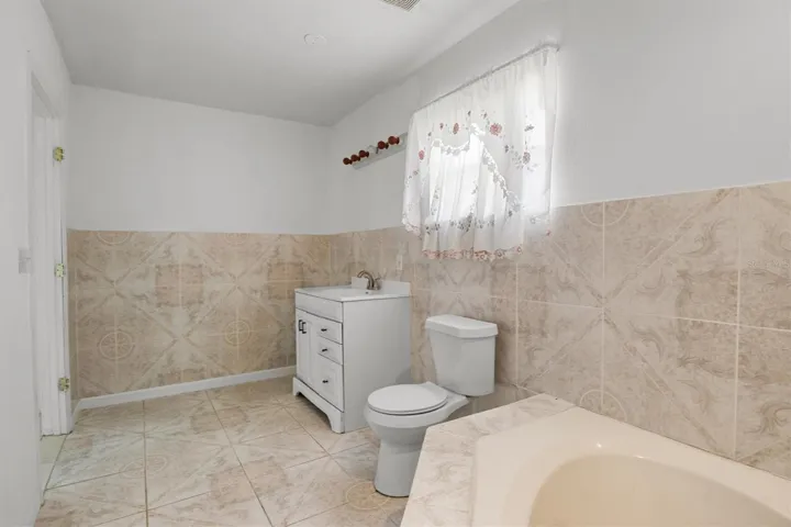 Updated primary bathroom