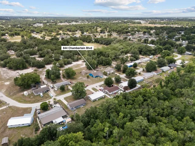 Overhead view of the community