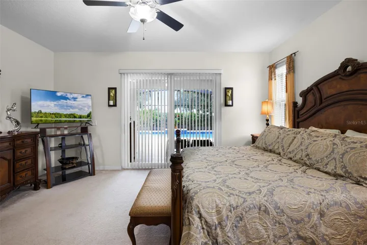 Primary Bedroom With Pool Access