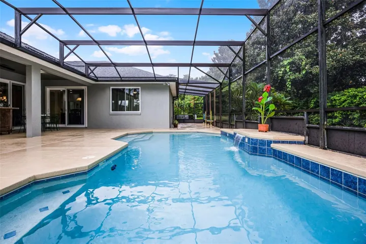 Screened Solar Heated Pool