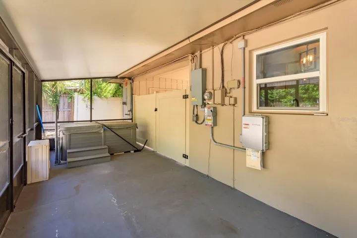 hot tub and upgraded electrical