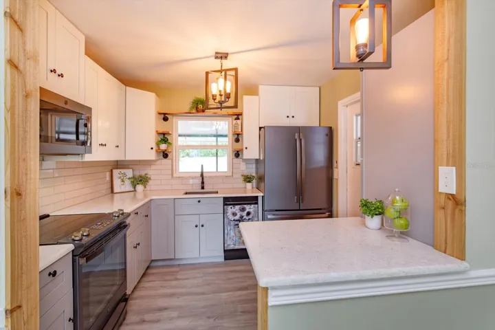 completely remodeled kitchen