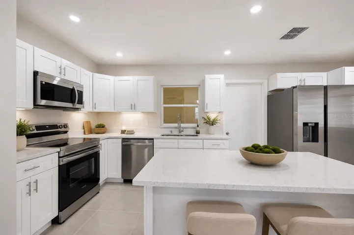 Kitchen Virtually staged