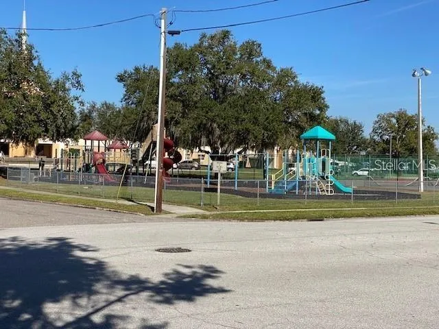 Playpark across the street