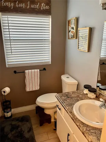 Updated bath with tub and shower