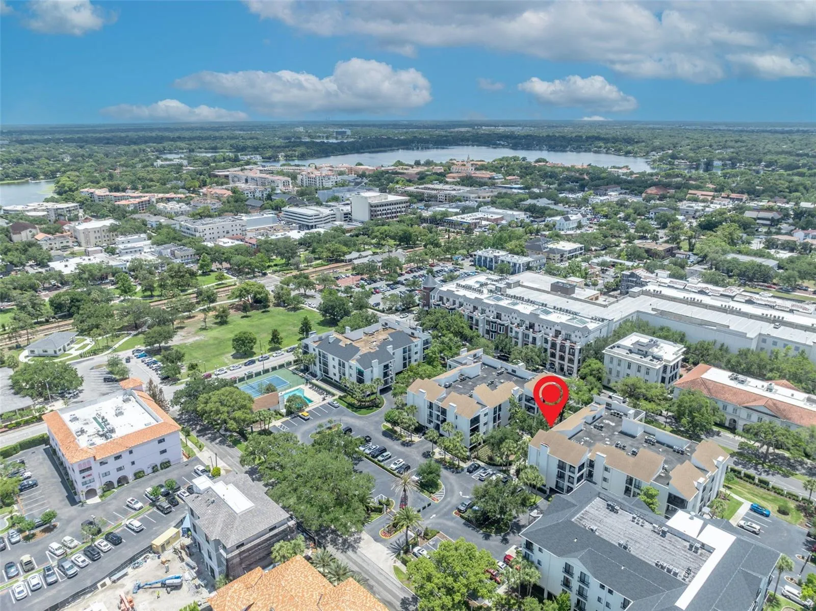 Exceptional dining, shopping, and entertainment corridors surround Park West, with Park Avenue one block away as well as Hannibal Square and Winter Park Village just west of the condo.
