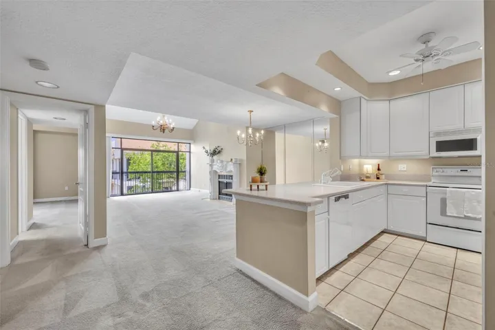 Natural light floods this open floor plan.