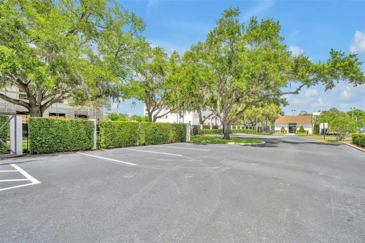 Meticulously-maintained landscaping surrounds the grounds and ample guest parking areas.