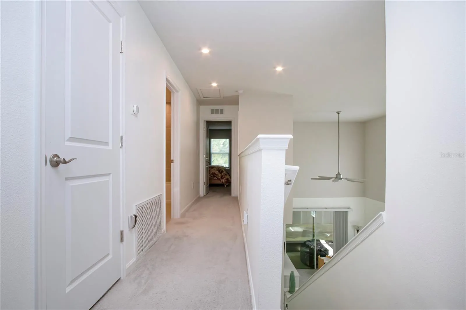 Upper Hallway leading to bedroom and bathroom
