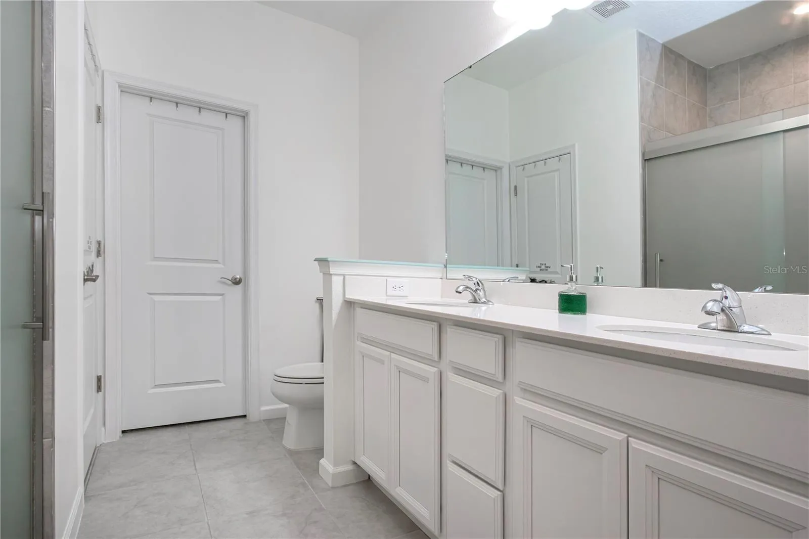 Primary Bathroom on first floor-walk-in closet