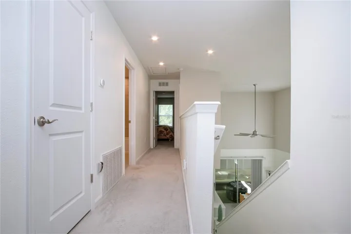 Upper Hallway leading to bedroom and bathroom