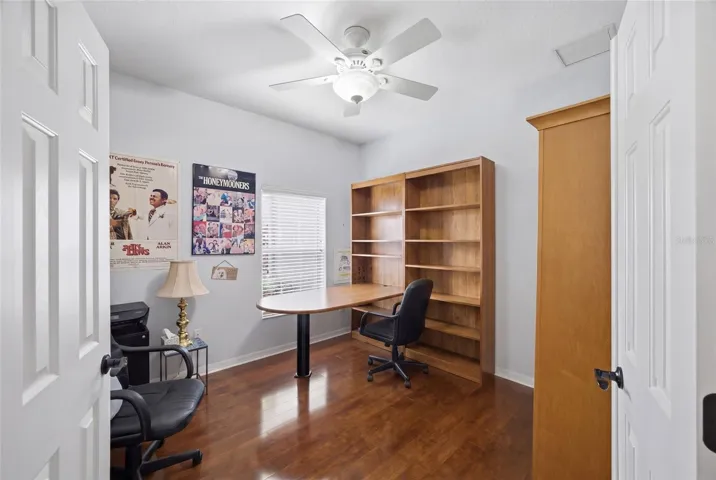 Den with Built in Desk