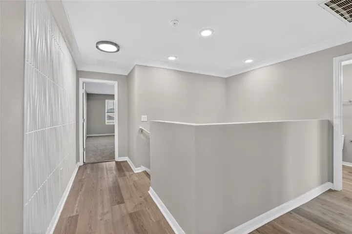 Upstairs Accent Wall & Split Floor Plan