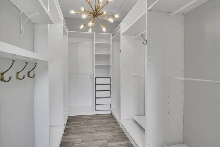 Primary walk-in closet