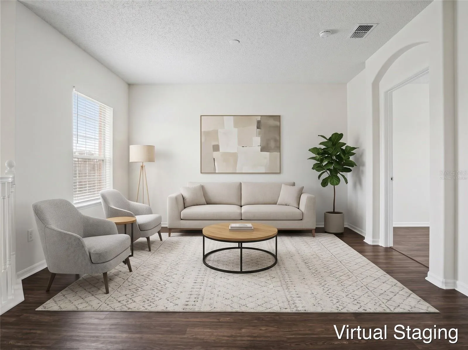 virtually staged
