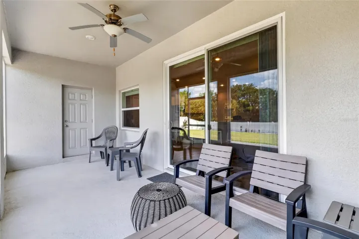 Screened Lanai – Relax and enjoy peaceful outdoor living year-round.