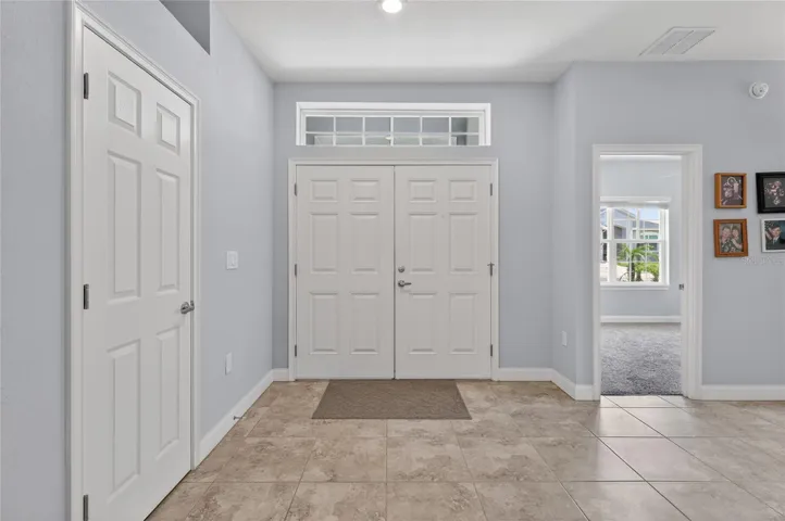 Elegant double door entrance