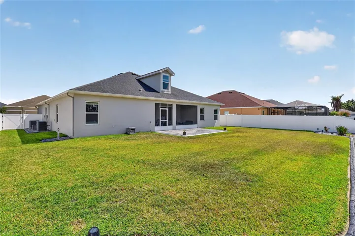 Fenced Backyard – Spacious and private outdoor retreat.