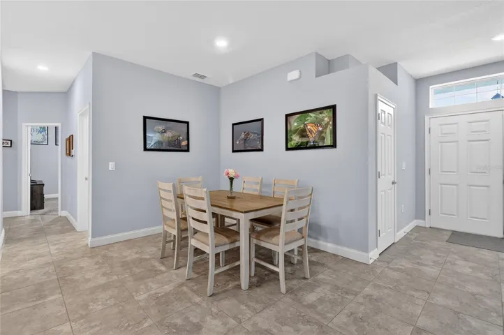 Elegant dining space