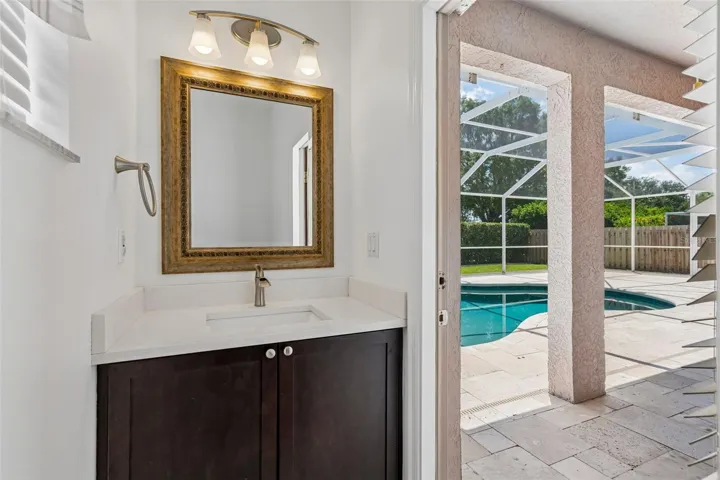 pool half bath
