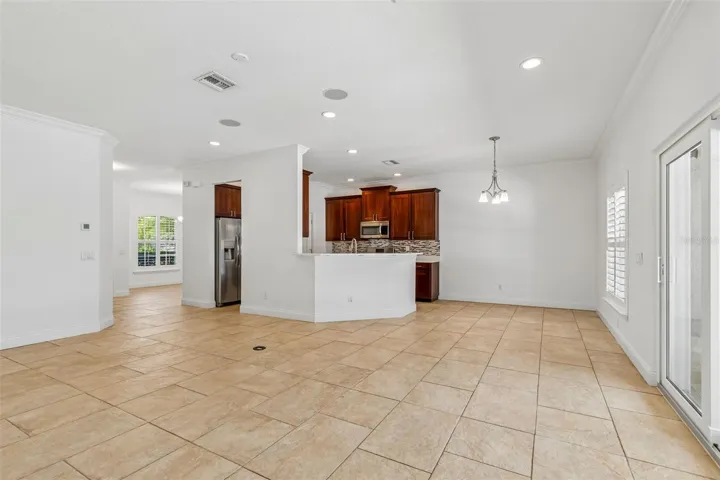 Great room-breakfast nook off open kitchen