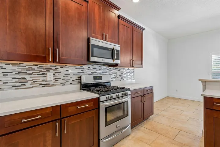 Natural gas range top