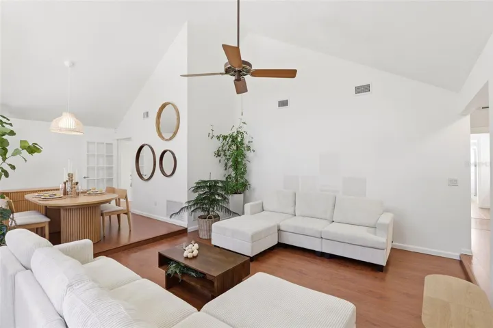 Open, Spacious Living and Dining Area