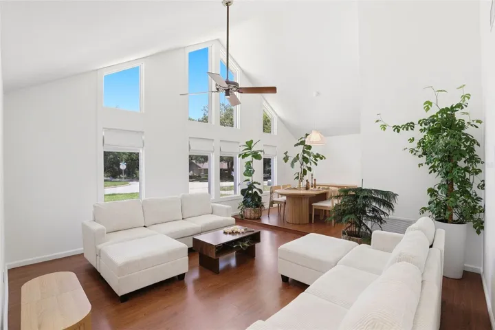 Big, tall windows give plenty of natural lighting