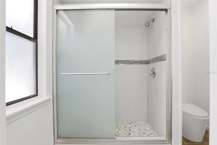 Shower in Secondary Bathroom
