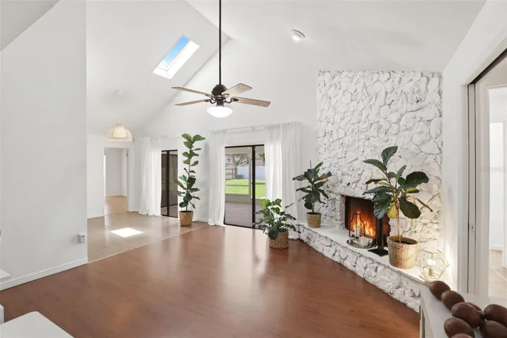 High Ceilings with Ceiling Fan