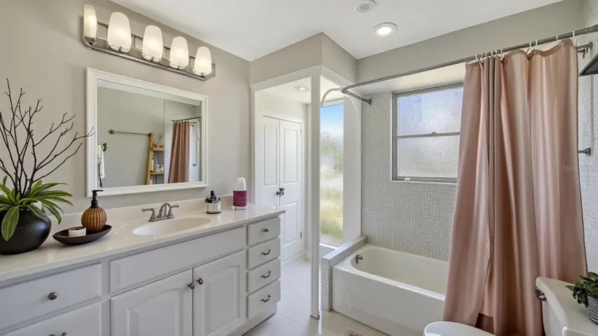 Staged Guest Bathroom