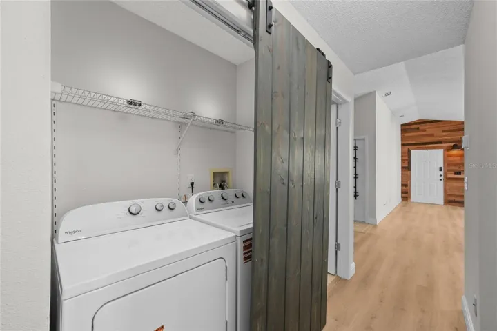 Laundry Room with Washer and Dryer that convey with the Sale