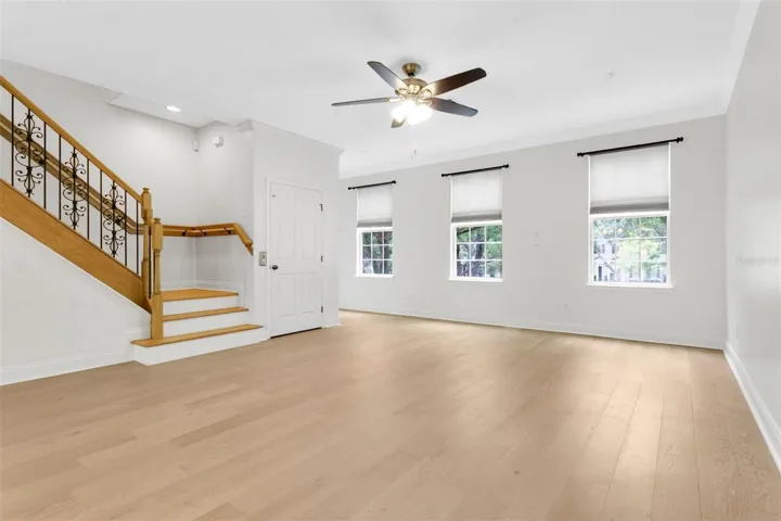 Second floor family room and dining room