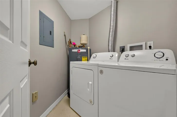 Laundry room and New Water Heater!