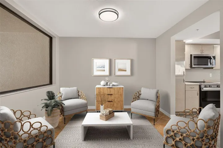 Dining Room or Conversational RoomVirtually Staged