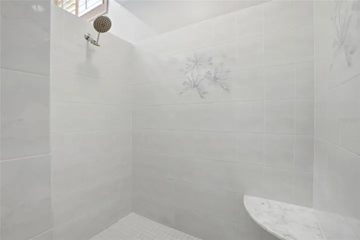 Primary ensuite walk inShower