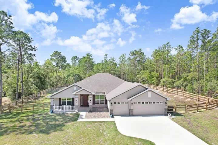 front view of the home