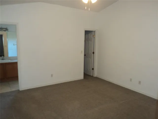 Owner's retreat with walk-in closet